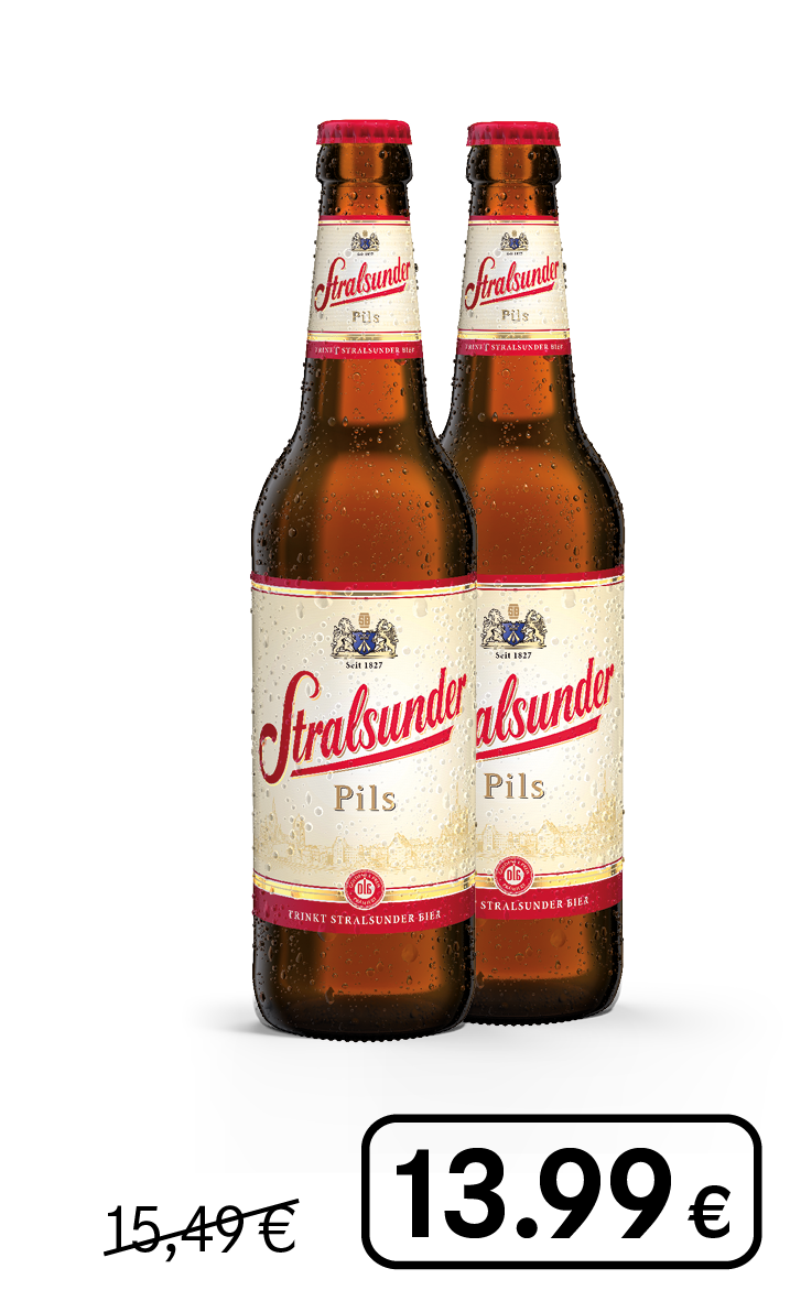 Stralsunder Pils zum Angebotspreis