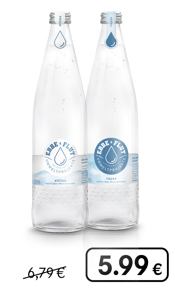 Ebbe & Flut Wasser zum Angebotspreis